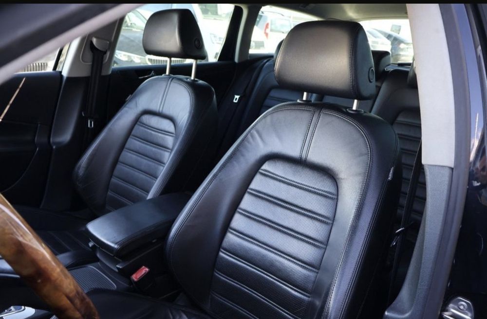 Interior piele vw passat b6 b7 CC piele perforata scaune bancheta  cotiera fete usi brec combi cu memorii