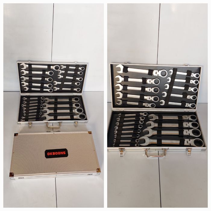 Вложки 1/2 ударни дълбоки. Ударно гедоре. Комплект преходници.