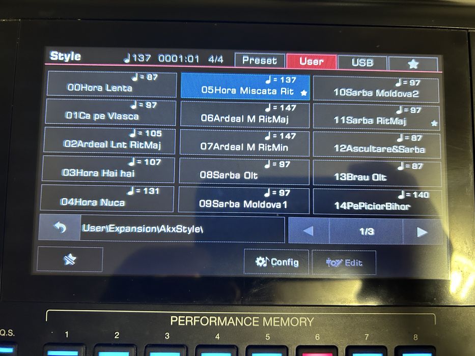 Vand orga tohmann ak x1100