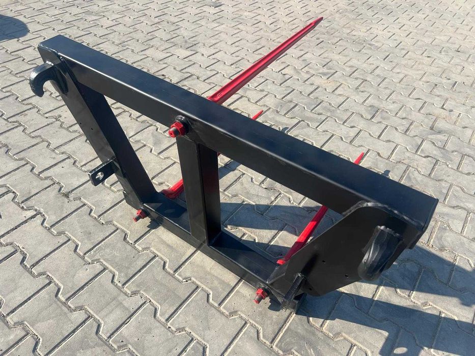 Furca baloti - 3 dinti , 55 cm intre dinti  (Noua)