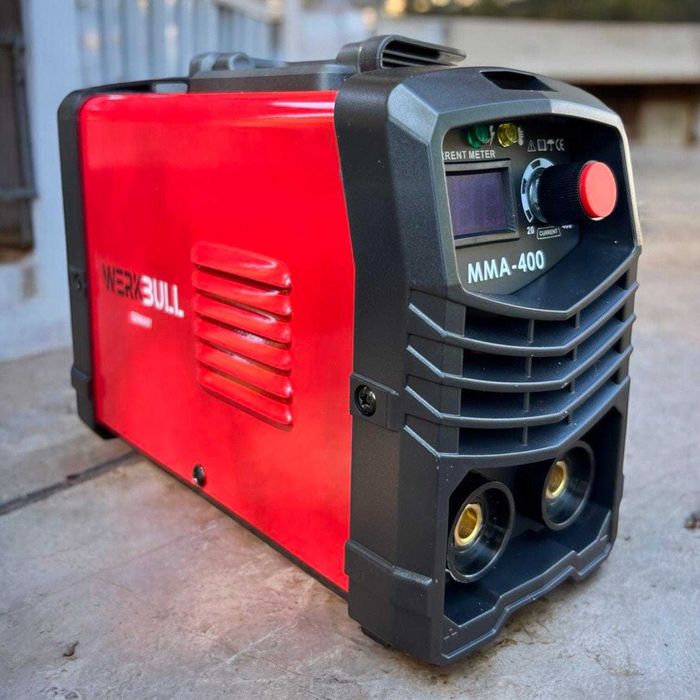 Немски Инверторен Електрожен 400А с Аксесоари Подарък Заваръчни Очила