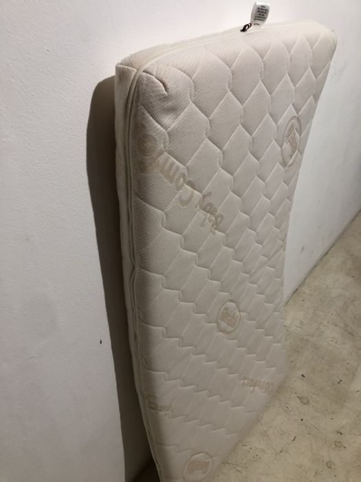 4 Buc. Saltea Spumă 60X120 cm cu Husă de Protecție; Saltea Pat Copil