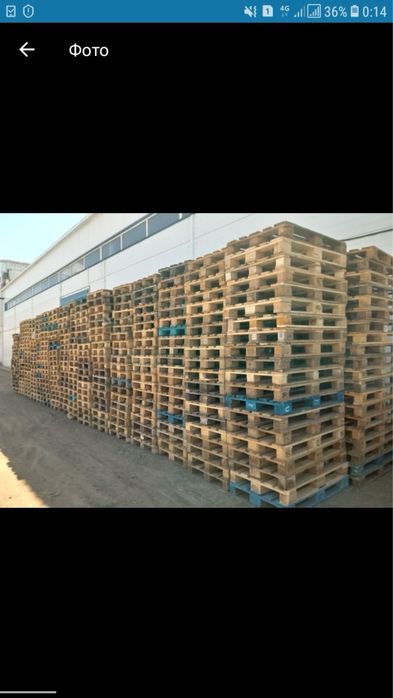 Палеты в большом количестве