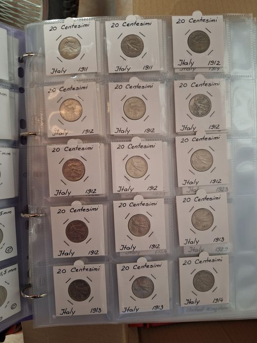 Colecție monede 250 buc cca