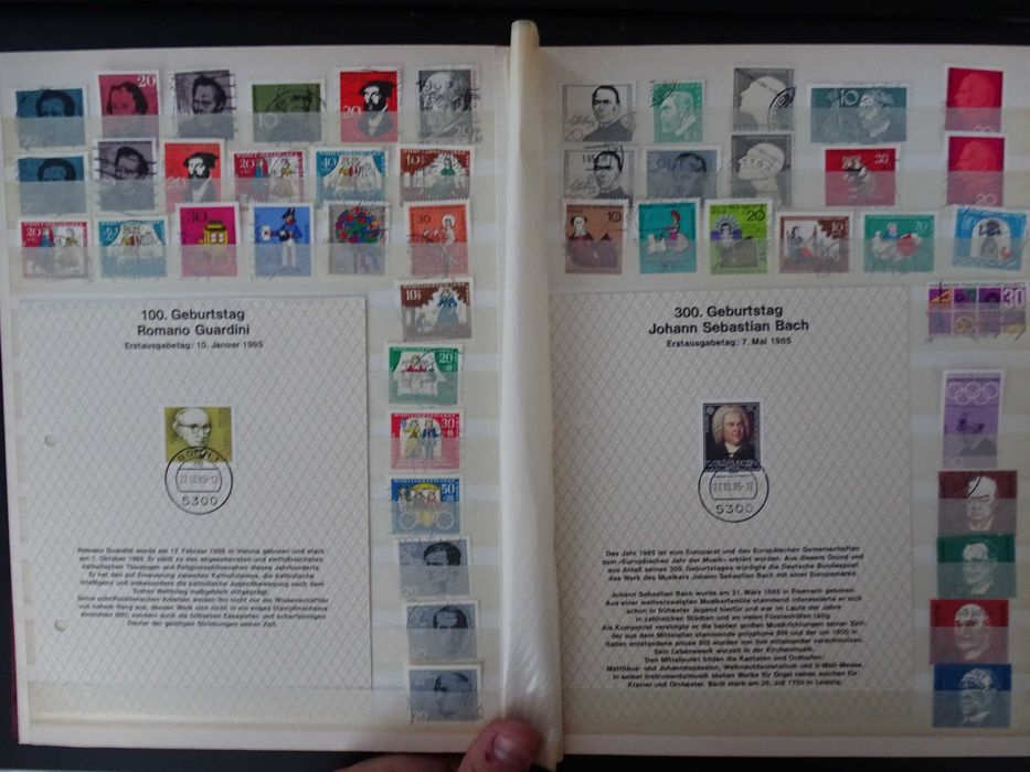 Germania Bund - Clasor cu timbre stampilate 1970-1990 (Lot 330)