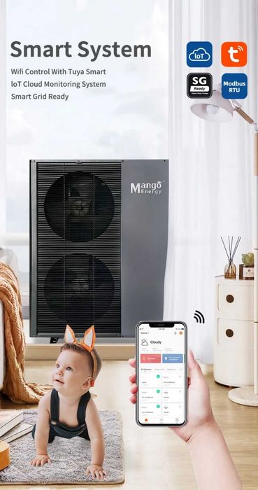 Термопомпа 19.2kW MANGO ENERGY Monoblock