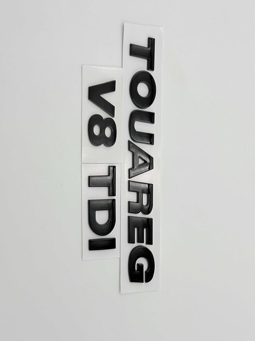 Set Embleme Compatibile VW Touareg V8 Tdi negru
