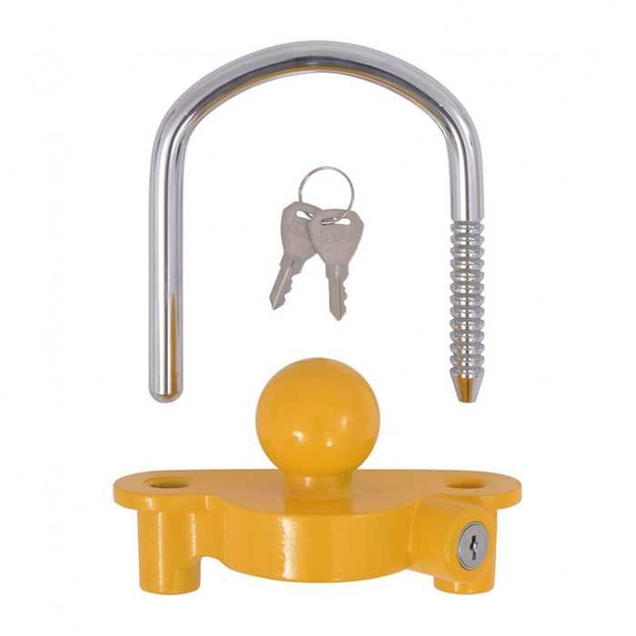 Заключващо устройство за ремарке катинар за теглич 50 мм с два ключа