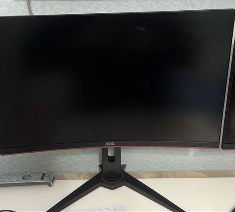 Мониторы AOC (c24g1) 60hz (два монитора) - Мониторы Караганда на Olx