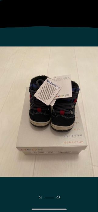 Ghetute Geox M20 Culoarea Navy / Royal Waterproof - Noi