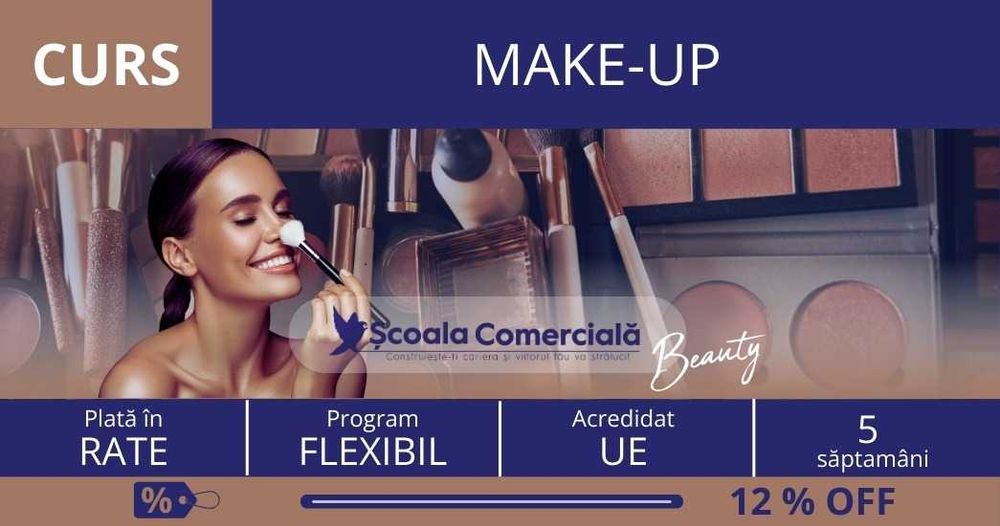 Curs / Calificare Unghii & Make-up Profesional | Stilist Unghii, Nail Artist, Machiaj Profesional Autorizat