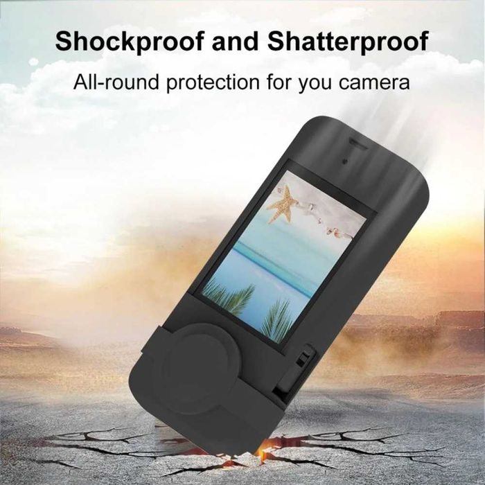 Husa silicon + protectie obiectiv camera actiune Insta360 X3