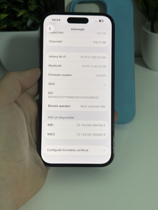 Iphone 14 pro 79% 128gb