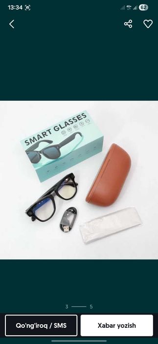 Smart glasses kamerali aqilli koʻzoynak sotiladi