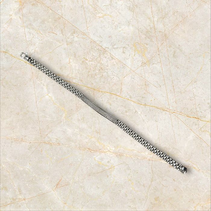 Италианска сребърна гривна