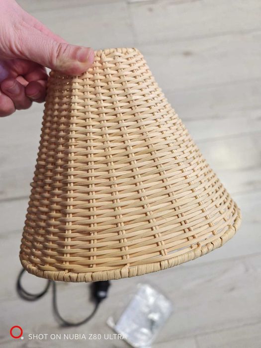 Candelabru de bucatarie din bambus, lampa pandantiv E27