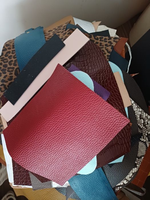 Изрезки естествена кожа