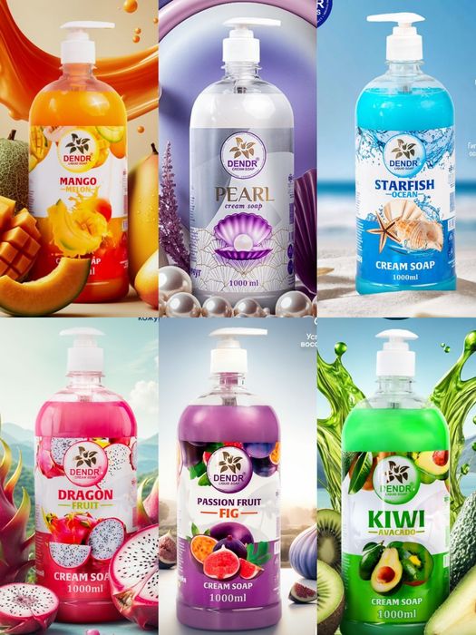 Dendr Жидкое мыло,(Suyuq sovin),(Liquid Soap)