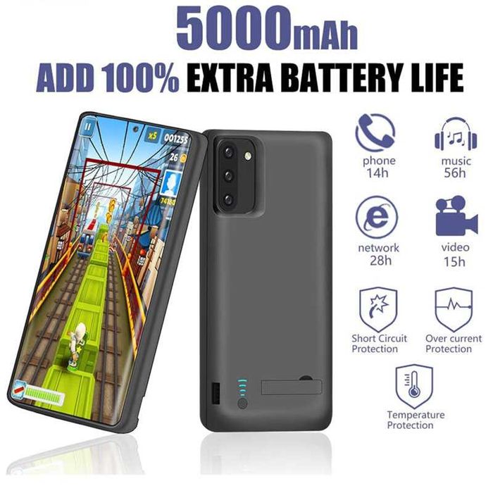 Huse antisoc cu Baterie Incorporata SAMSUNG Galaxy NOTE 10+ Note 8 9