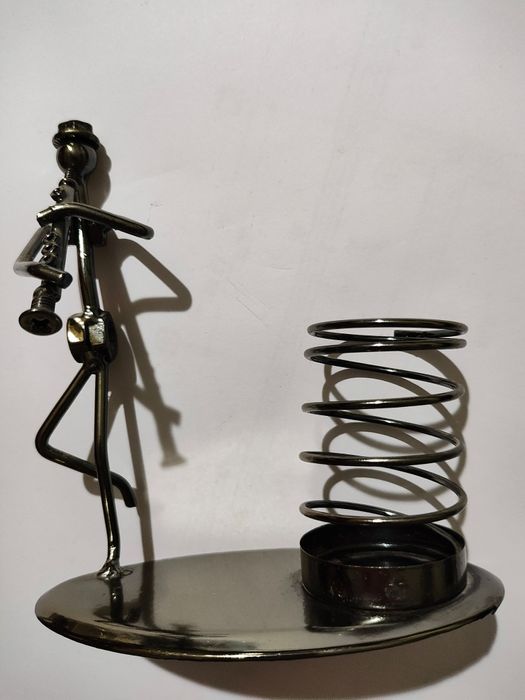 Vand figurine muzicanti, metal.