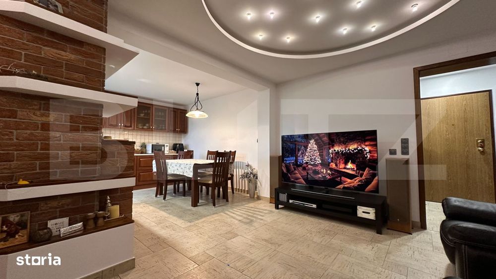Apartament 4 camere, renovat si mobilat complet,  etaj 1, zona Centru