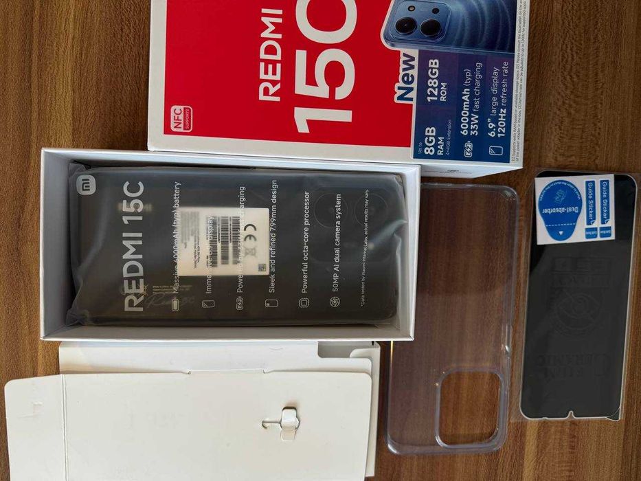 Xiaomi Redmi 15C – 4GB RAM / 128GB памет – ЧИСТО НОВ! (Black)