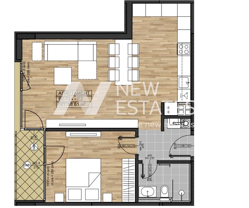 Продава се Двустаен апартамент в София, Бояна - 85 кв.м за 2005 €/кв.м - Снимка #1