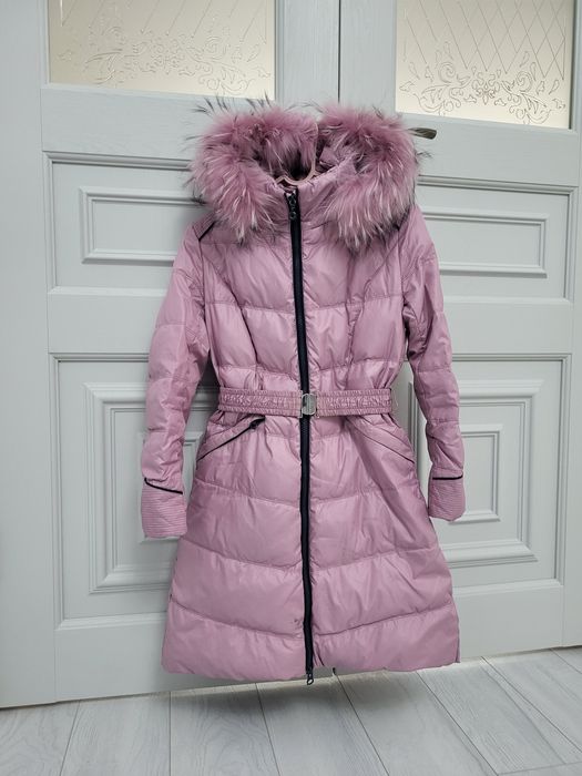 Зимние Куртки для девочек пуховик, полупальто
