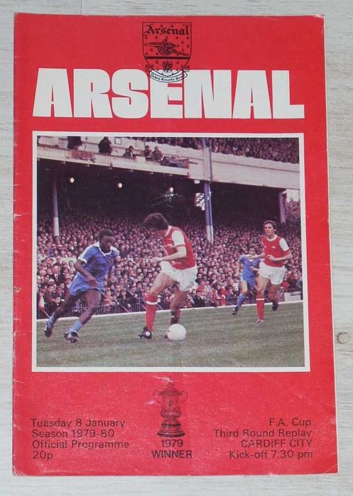 Арсенал Лондон оригинални футболни програми сезони 1971/72 до 1979/80
