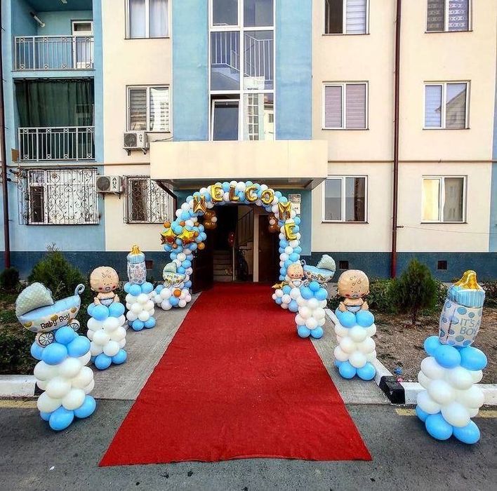 Ayiqchalar,multfilm qaxramonlari, shar oformleniya