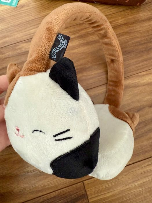 Детска раница и меки слушалки Squishmallows нов