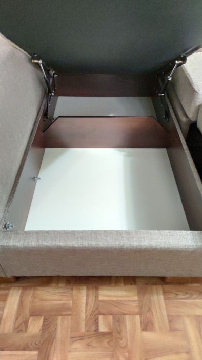 Стильный, большой, раскладной диван из трёх модулей. Б. У.