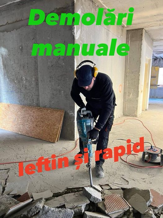 Demolări moluz  gresie faianță transport moloz