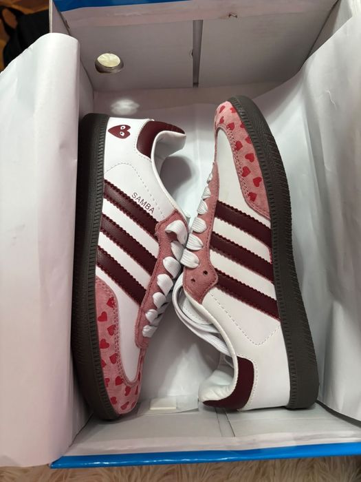 Adidas Samba White/pink