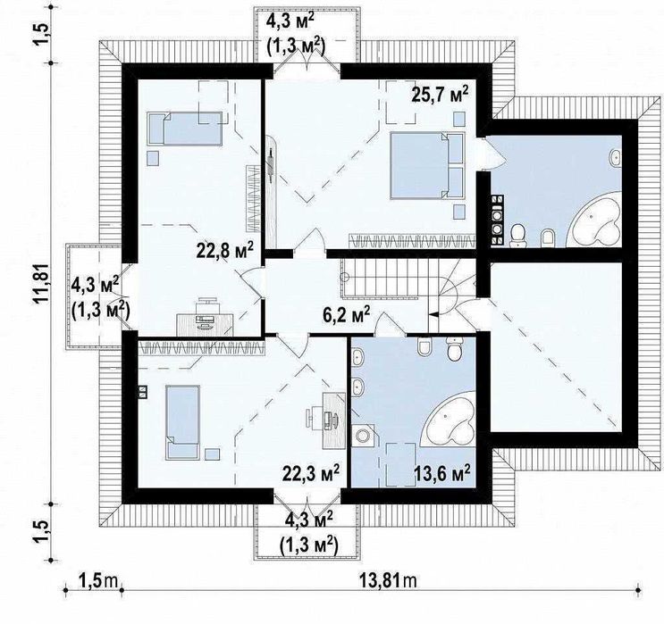 Недостроенный участок
