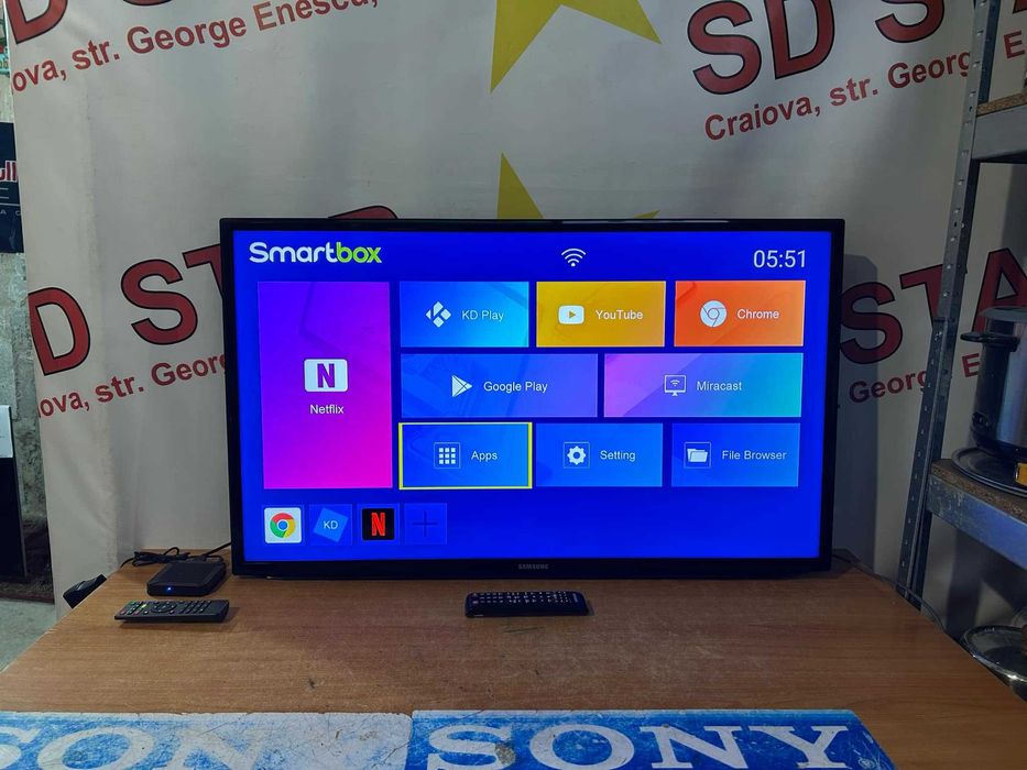 Televizor Led FullHD Samsung  cu SmartBox Android TV Garantie 2ani