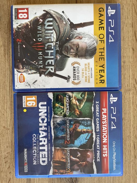 PS4 игри Witcher Uncharted