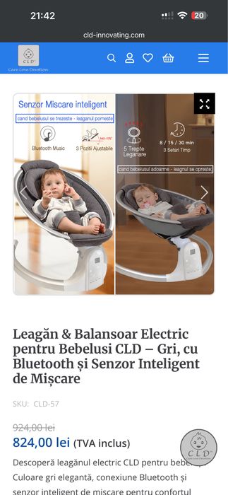Leagan/Balansoar electric LCD