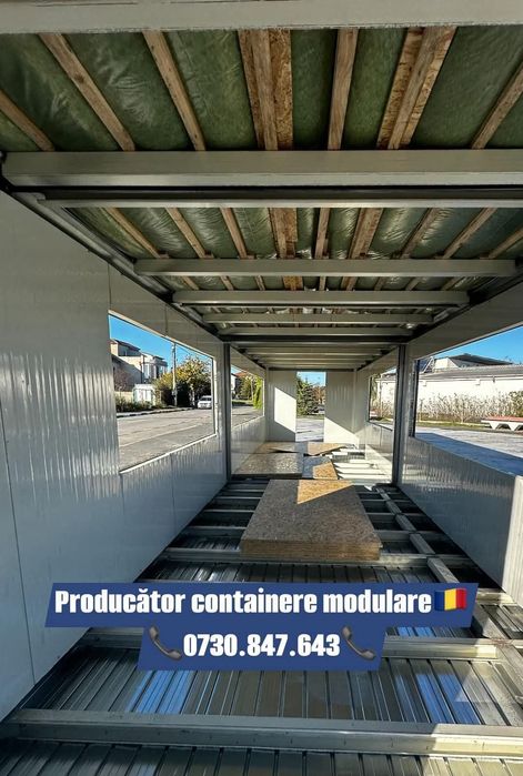 Container modular pentru birou/ șantier/ vitrina prezentare/ vestiare