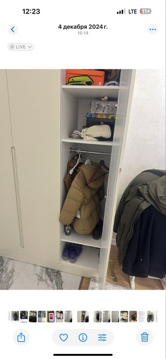 Шкаф цвет айвори, мдф