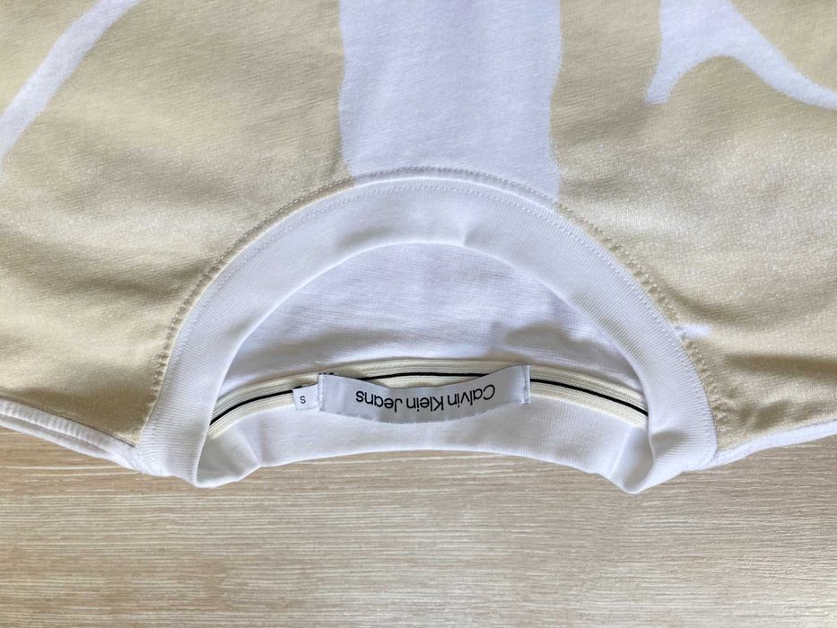 Calvin Klein blown up t shirt мъжка тениска размер S