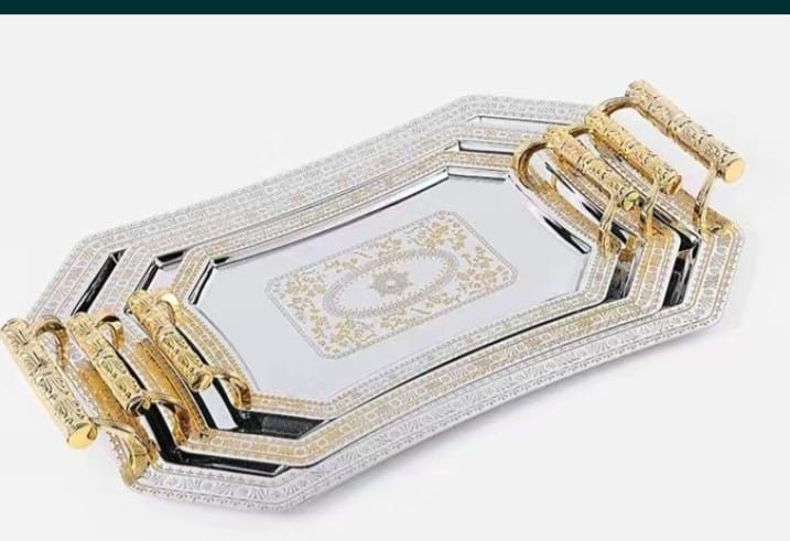 Европейский поднос из нержавеющей Сталин.