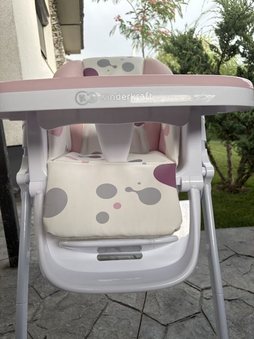 Scaun de masa Kinderkraft Yummy Roz