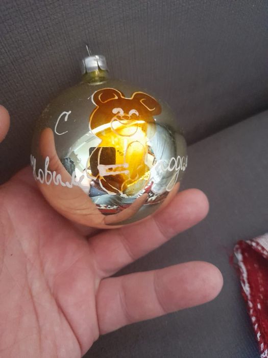 Ёлочные игрушки стекло