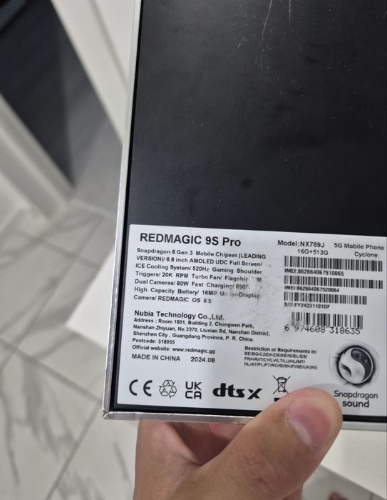 Red Magic 9S Pro 24/512Gb
