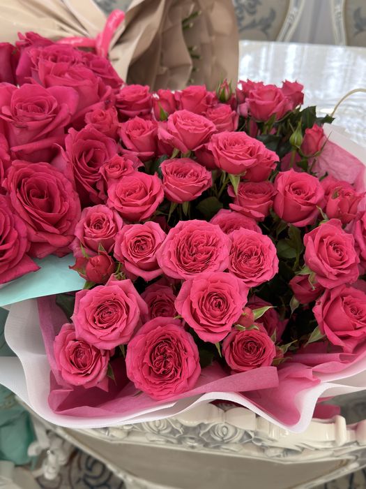 Свежие букеты, цветы, розы