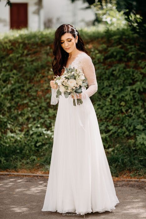 Rochie mireasă mătase Divine atelier