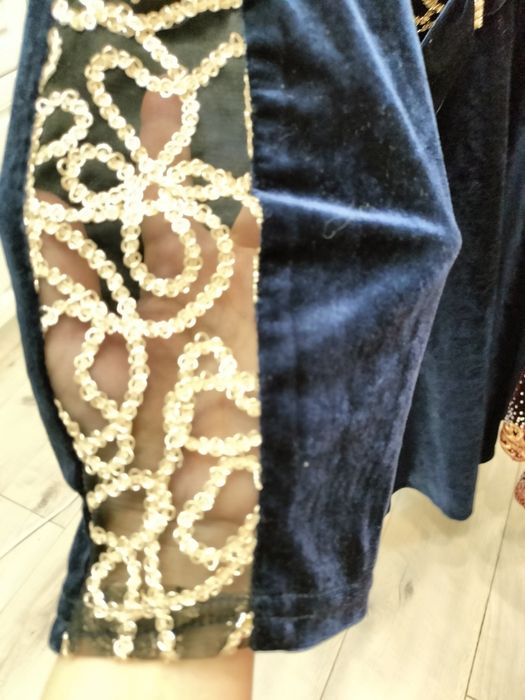 Женская платья велюр.