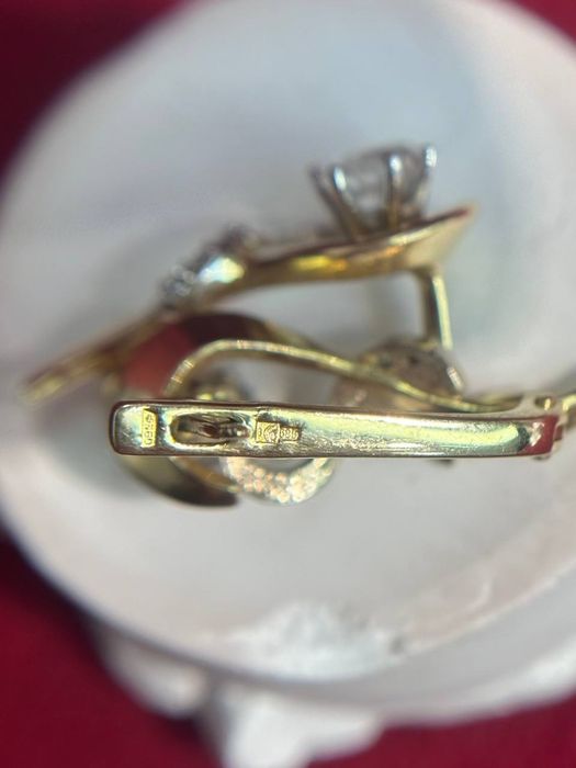 Золотые серьги/BariBarShop/0•0•24