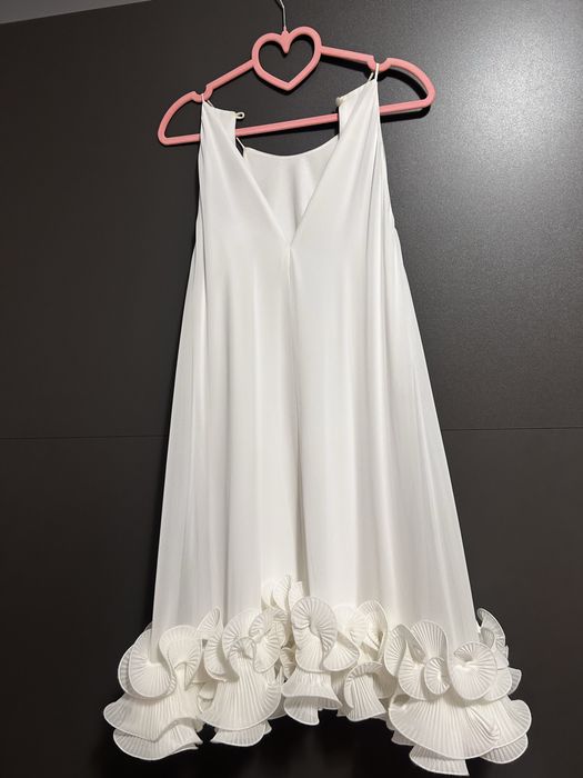 Официална бяла рокля